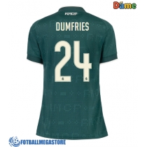 Fotballdrakt Dame Real Madrid Denzel Dumfries #24 Bortedrakt 2026-27 Kortermet